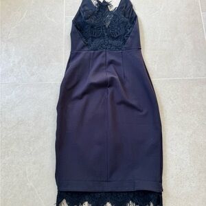 Navy cocktail dress
